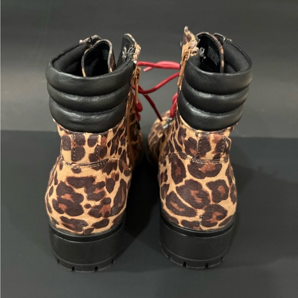 Leopard Print Ankle Boots - Picture 4 of 6
